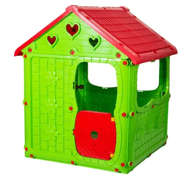 Детска куќичка со срциња – зелена 8101