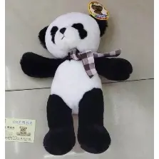 Плишана панда со шалче 24см