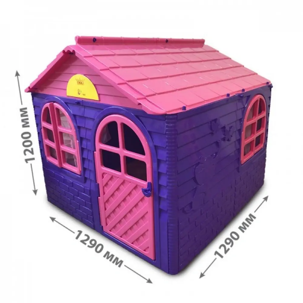 Розе куќичка со завеси 120х69х129