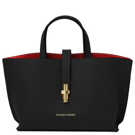 TUSCANY LEATHER Кожна женска чанта Agatha, црна TL142456