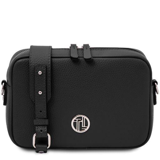 TUSCANY LEATHER Кожна женска чанта Cubetto, црна TL142499