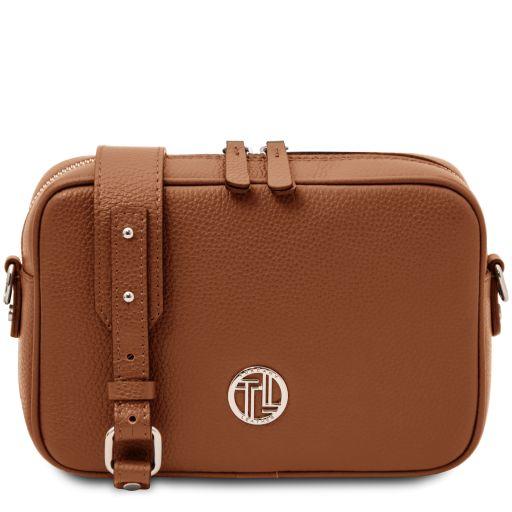 TUSCANY LEATHER Кожна женска чанта Cubetto, коњак TL142499