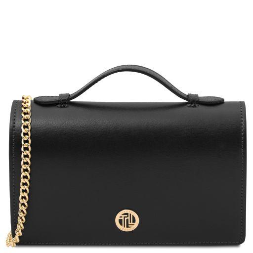TUSCANY LEATHER Кожна женска чанта Opera, црна TL142505