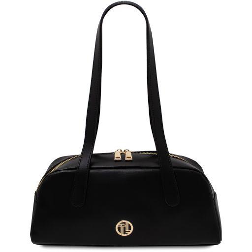 TUSCANY LEATHER Кожна женска чанта Eclaire, црна TL142581