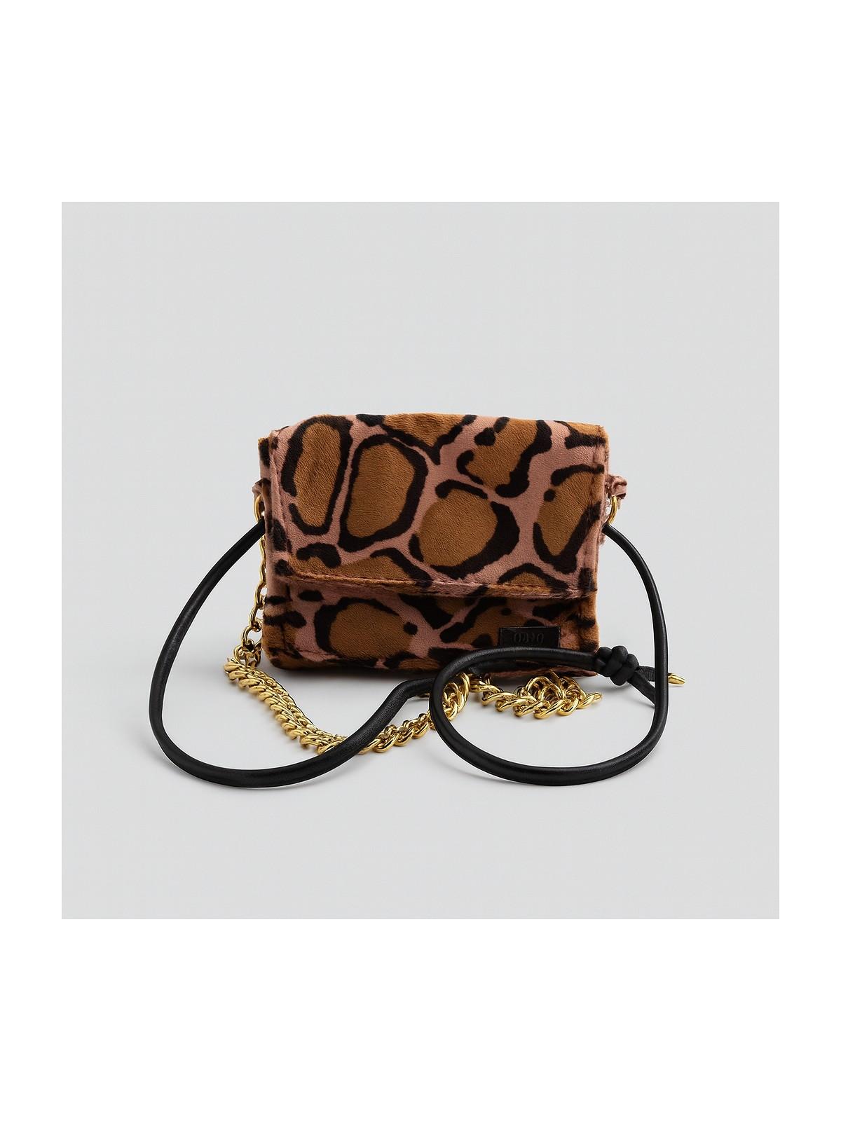 MAG Женска Чанта 13 Queen Lux Mini Pink Leopard