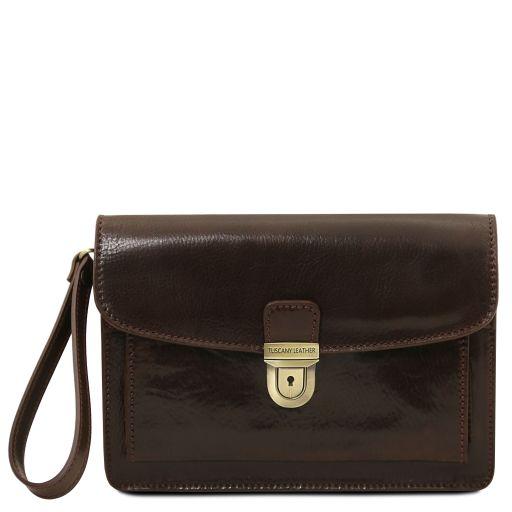 Tuscany Leather Женска Чанта TL8075 Bag TL8075 Dark Brown