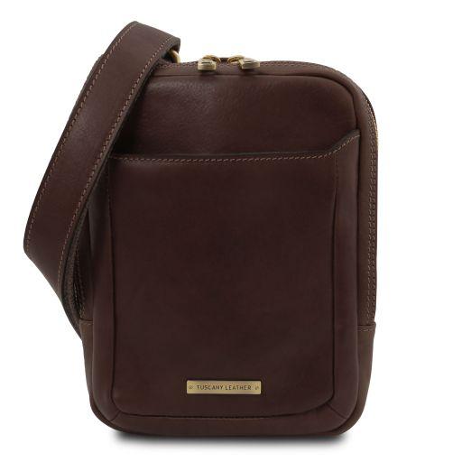 Tuscany Leather Машка Чанта TL142428 Bag Mark Dark Brown