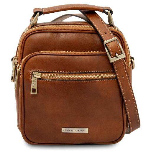 Tuscany Leather Машка Чанта TL142457 Bag Paul Natural