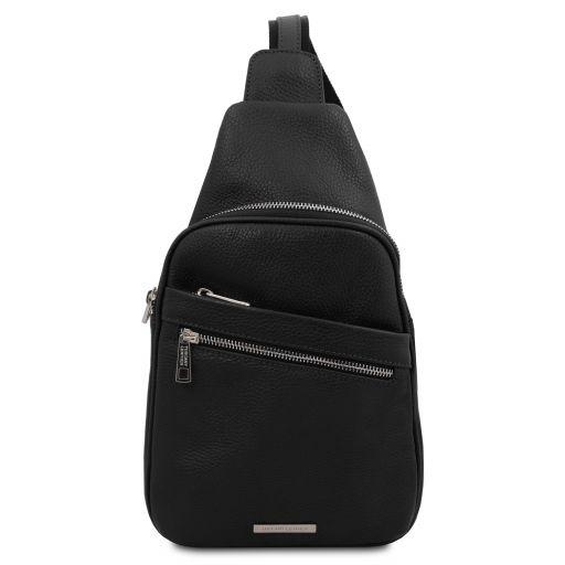 Tuscany Leather Машка Чанта TL142022 Crossover Bag Albert Black