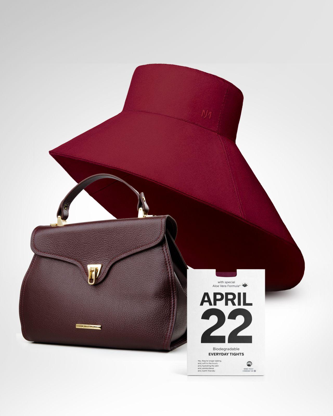 Buffalo Сет Чанта и Шешир SET1 Burgundy