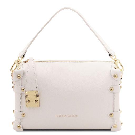 Tuscany Leather Женска Чанта TL142422 Bag: Praline White