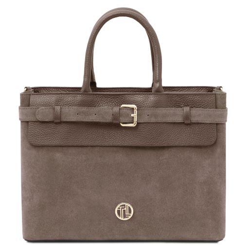 Tuscany Leather Женска Чанта TL142525 Bag TL142525 Dark Taupe