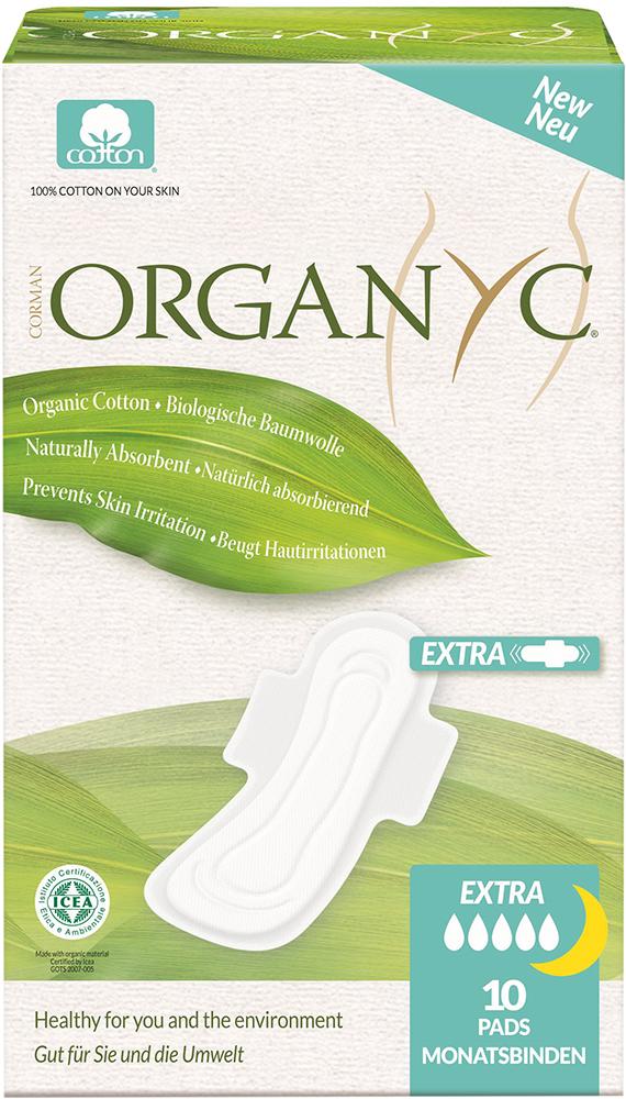 ORGAN(Y)C Overnight ноќни органски влошки - x10