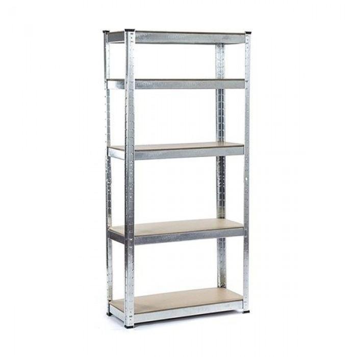 BAUKIT Полици Метални + Плута 4мм 172/75/30цм 5 Полици 70кг Љт6142