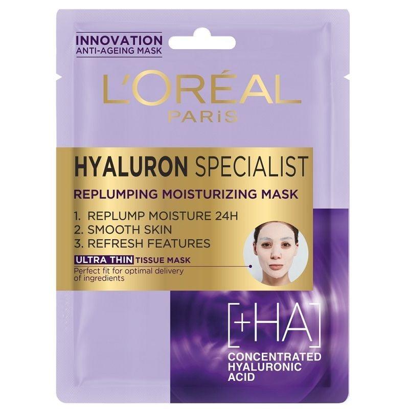 L'OREAL PARIS Dermo-Expertise Hyaluron Specialist,  маска за лице