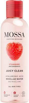 MOSSA Juicy clean хиалуронска мицеларна вода за сите типови на кожа - 200 мл.