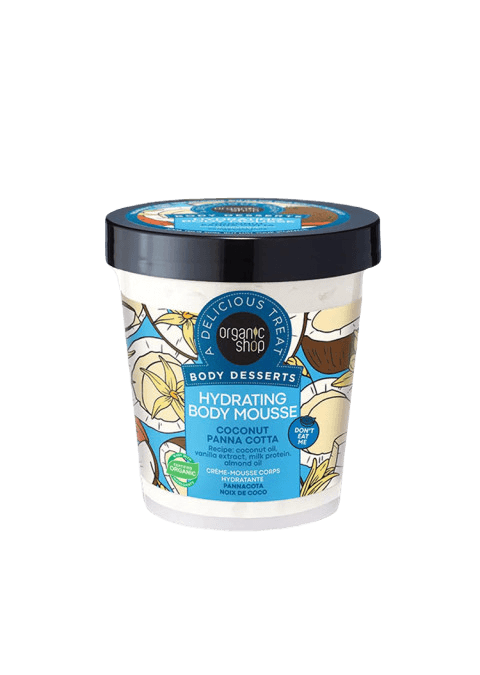 ORGANIC SHOP Body Desserts/ Coconut Panna Cotta Крем-пена За Тело Од Кокос И Ванила - 450 Мл.