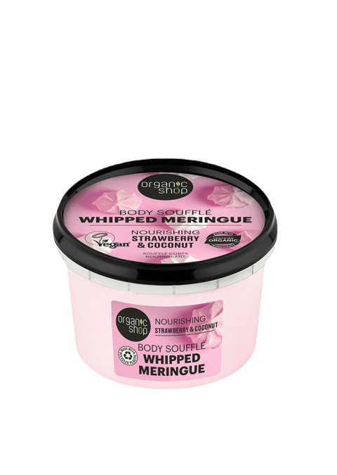 ORGANIC SHOP Whipped Meringue / Крем-суфле За Тело Од Јагода И Кокос - 250 Мл.