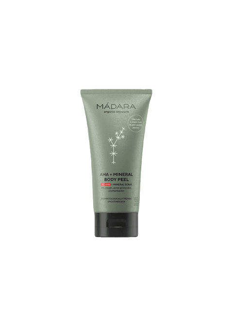 MADARA Mini / Aha+mineral Пилинг За Тело За Сува, Груба И Кожа Склона Кон Акни - 20 Мл.