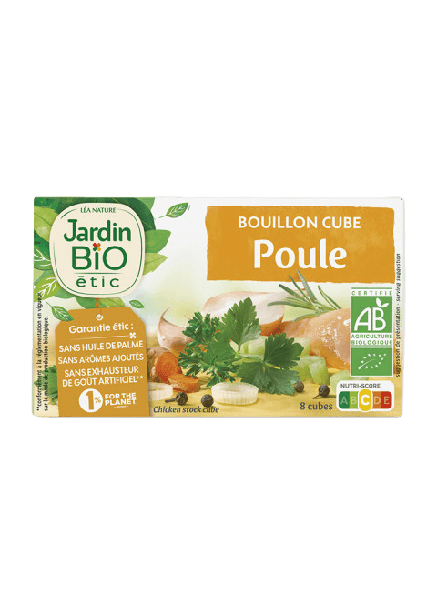 JARDIN BIO Органски пилешки бујон, 8x10г