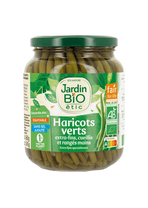 JARDIN BIO Органска ситна боранија во тегла без додадена сол, 660г