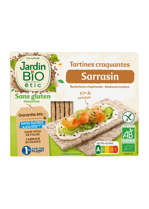 JARDIN BIO Органски безглутенски крцкави галети од хелда, 150г