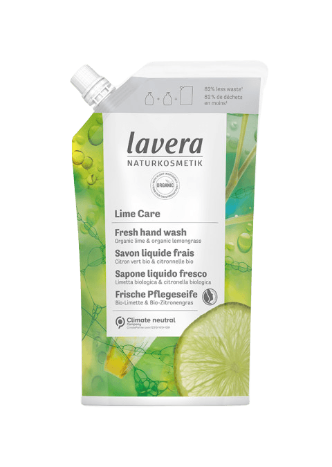 LAVERA Течен сапун за раце за дополнување од лимета, 500мл