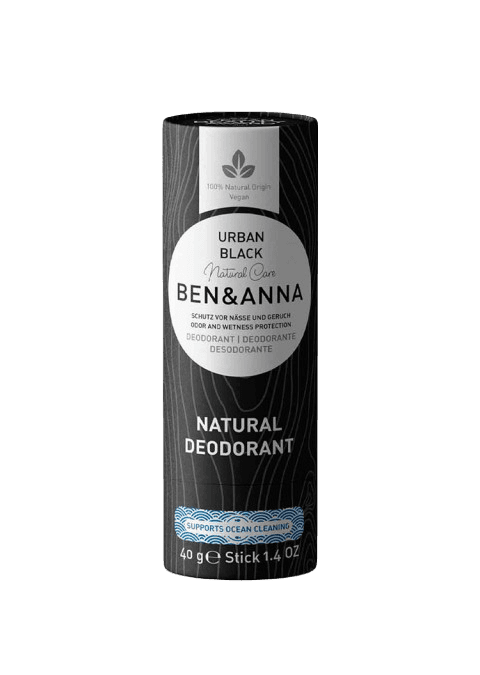 BEN & ANNA Сода део стик со дрвени ноти Urban Black, 40г