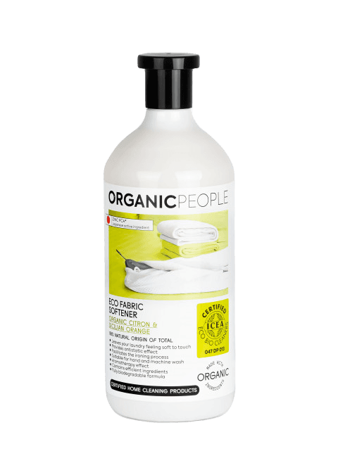 ORGANIC PEOPLE Oмекнувач за алишта од цитрон и портокал ECO FABRIC, 1000мл