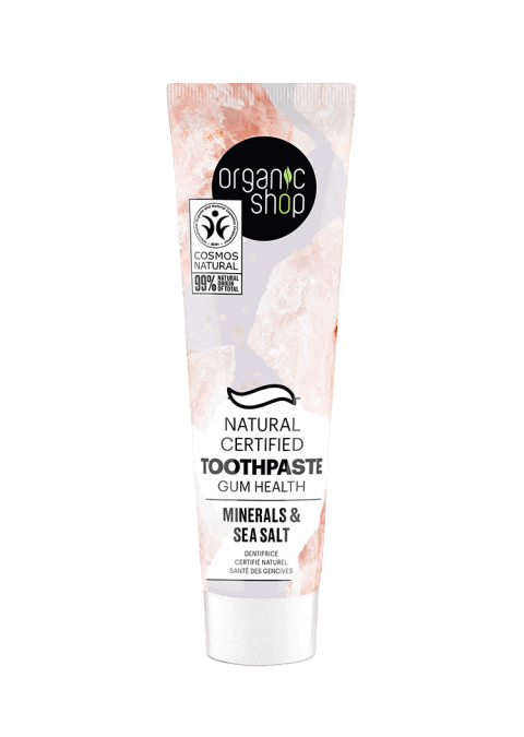 ORGANIC SHOP Паста за заби за здрави непца MINERALS & SALT, 100г