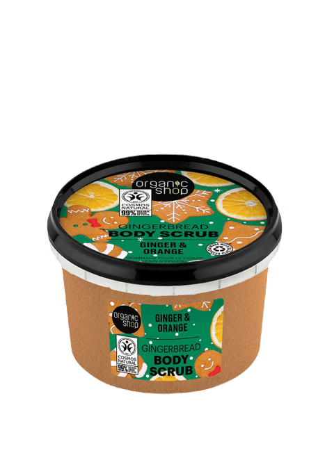 ORGANIC SHOP Gingerbread / Пилинг За Тело Од Ѓумбир И Портокал - 250 Мл.