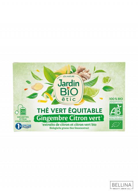 JARDIN BIO Органски чај од ѓумбир, лимета и зелен чај - 30 гр.