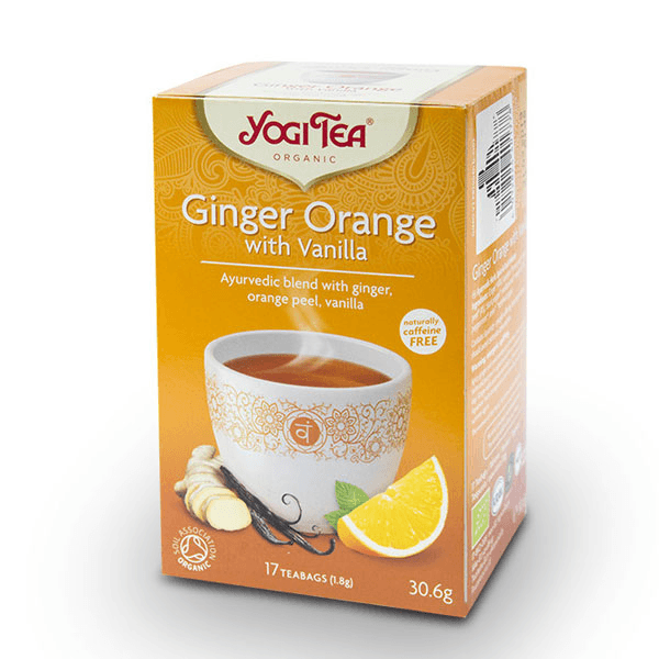 YOGI TEA Органски чај ginger orange with vanilla x17