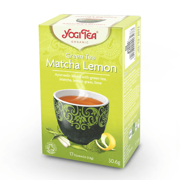 YOGI TEA Органски чај green tea matcha lemon x17