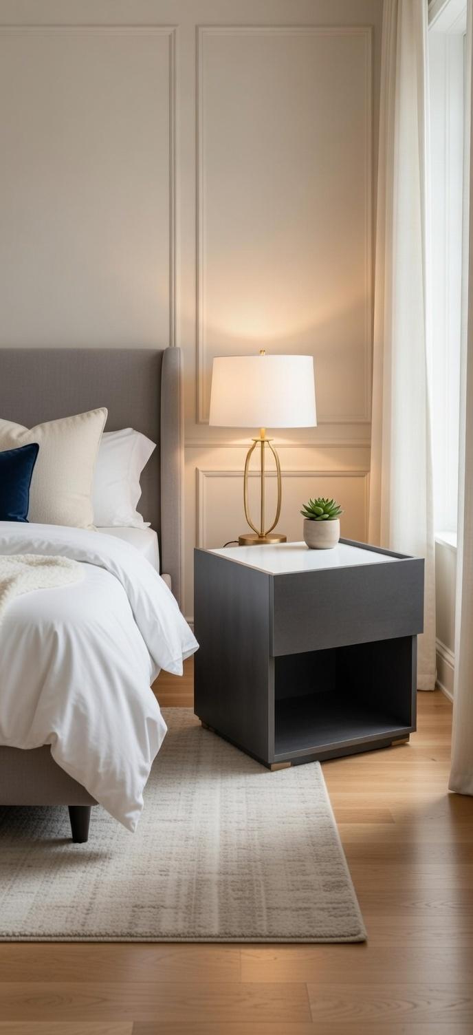 Мебел Г Наткасна Аура 2 антрацит-бела