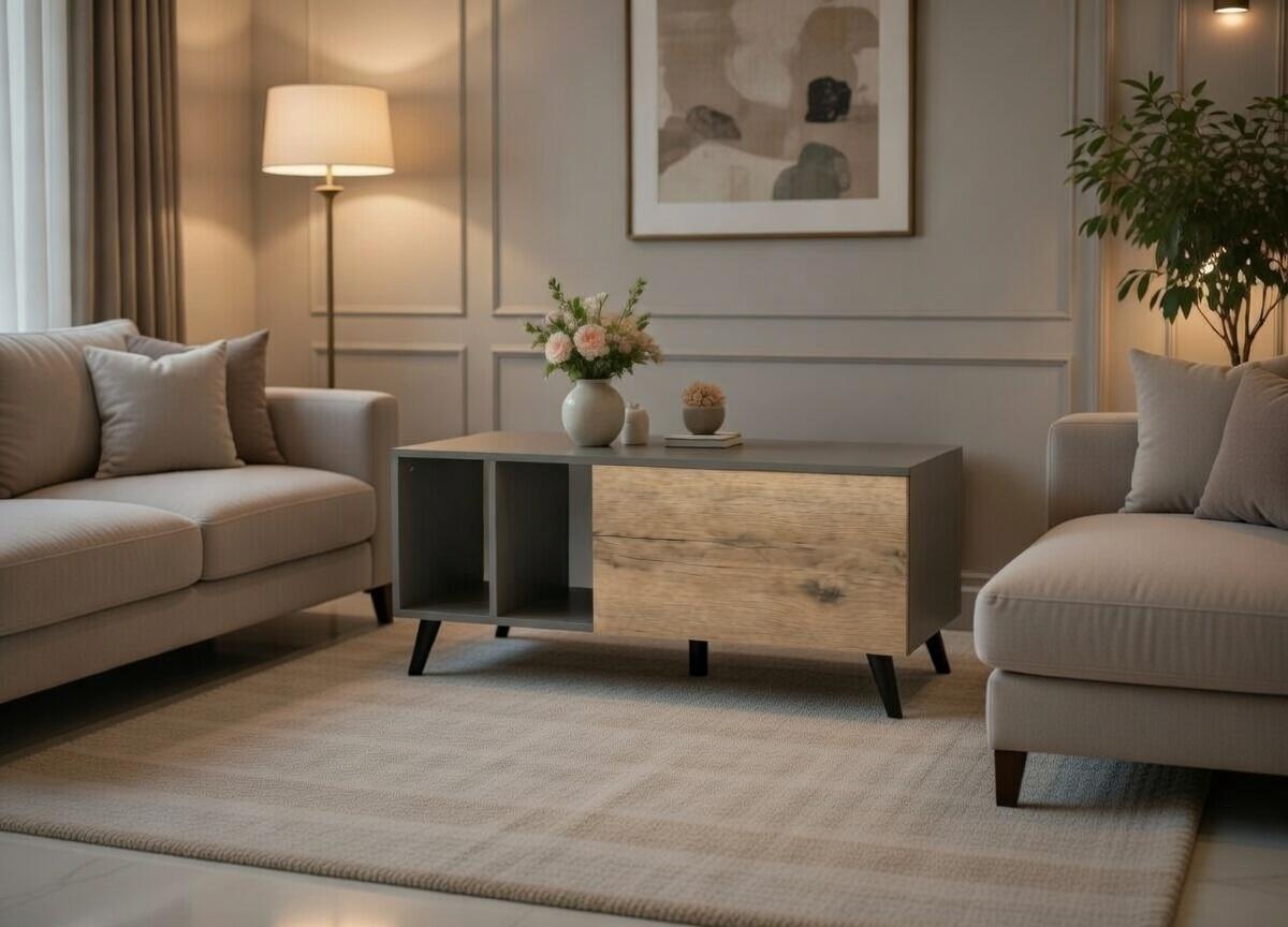 Мебел Г ТВ Комода галаксија бронза-артисан