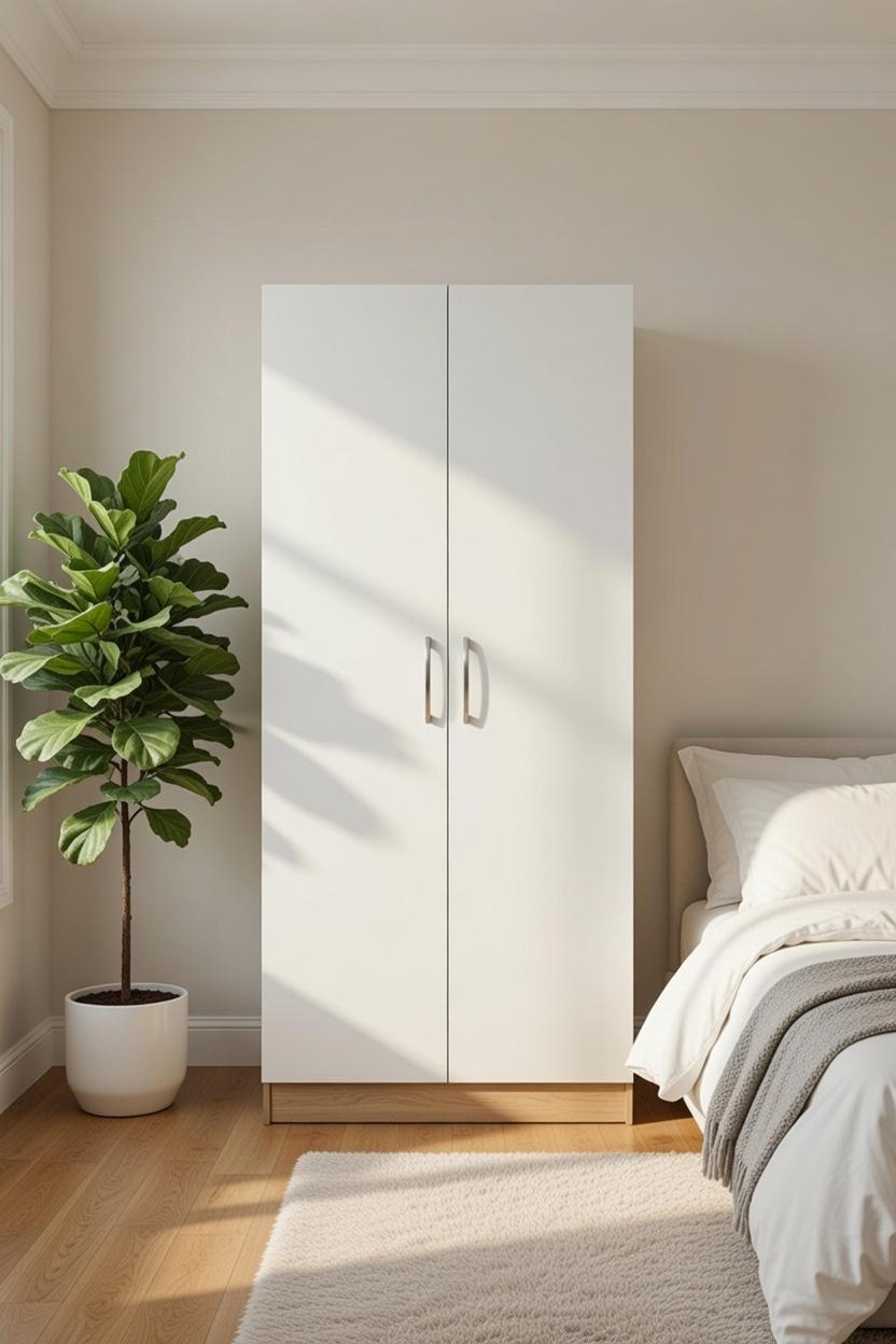 Мебел Г Плакар Арта 1 сонома-бела