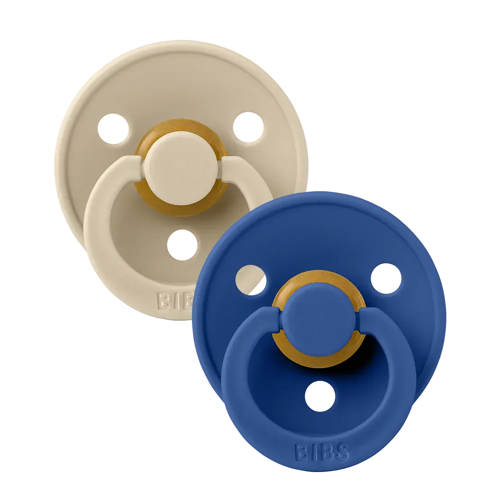BIBS Цуцли лажалки 2/1 SIZE 1(0-6m) -  VANILLA/CORNFLOWER