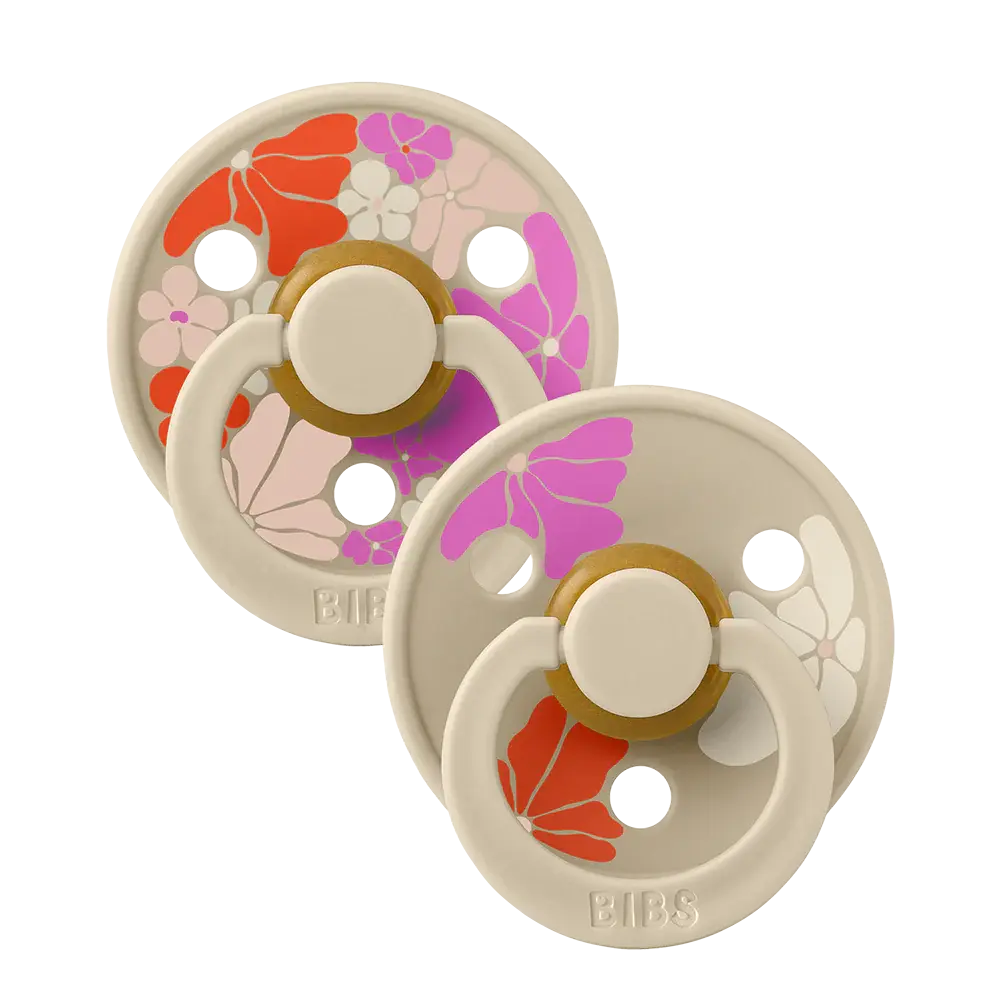 BIBS Studio Сет цуцли SIZE 2 (6-18м) Morning Bloom Vanila Mix 12013103