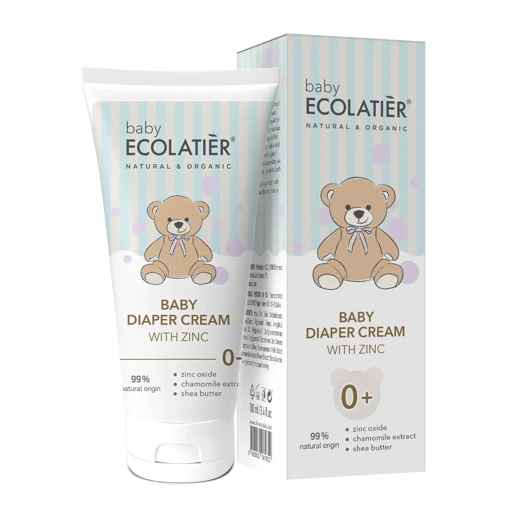 ECLOATIER Baby Крема за пеленска регија со цинк, 100 ml