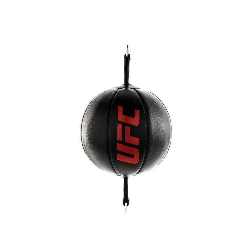 UFC Вреќа за бокс PRO Leather Double End Bag Black-Red
