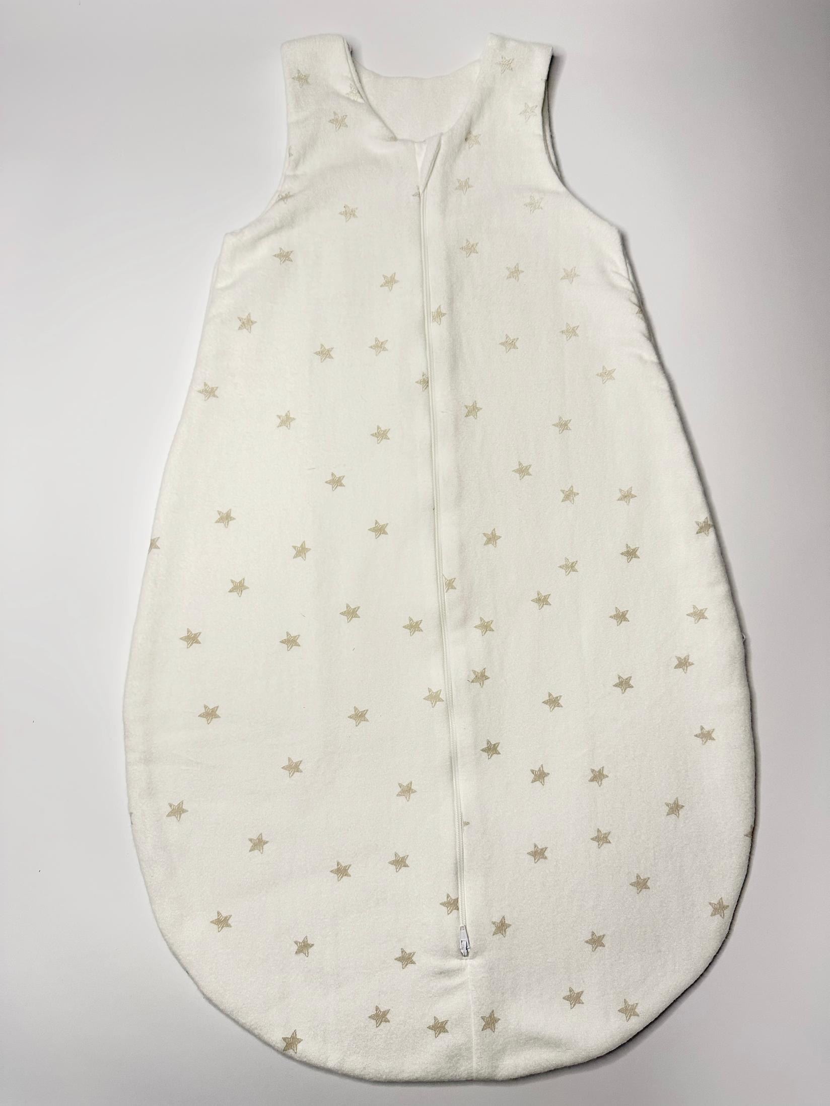 ALKALOID BEROVO Фланел вреќичка 100% памук - беж ѕвезди