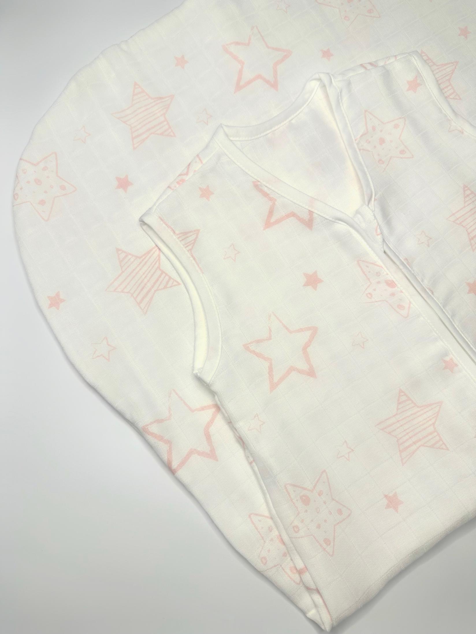 ALKALOID BEROVO Тетра вреќичка 100% памук - розеви ѕвезди