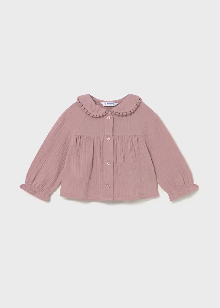 Mayoral Бебешка блуза - Розова, 6 месеци (68cm)