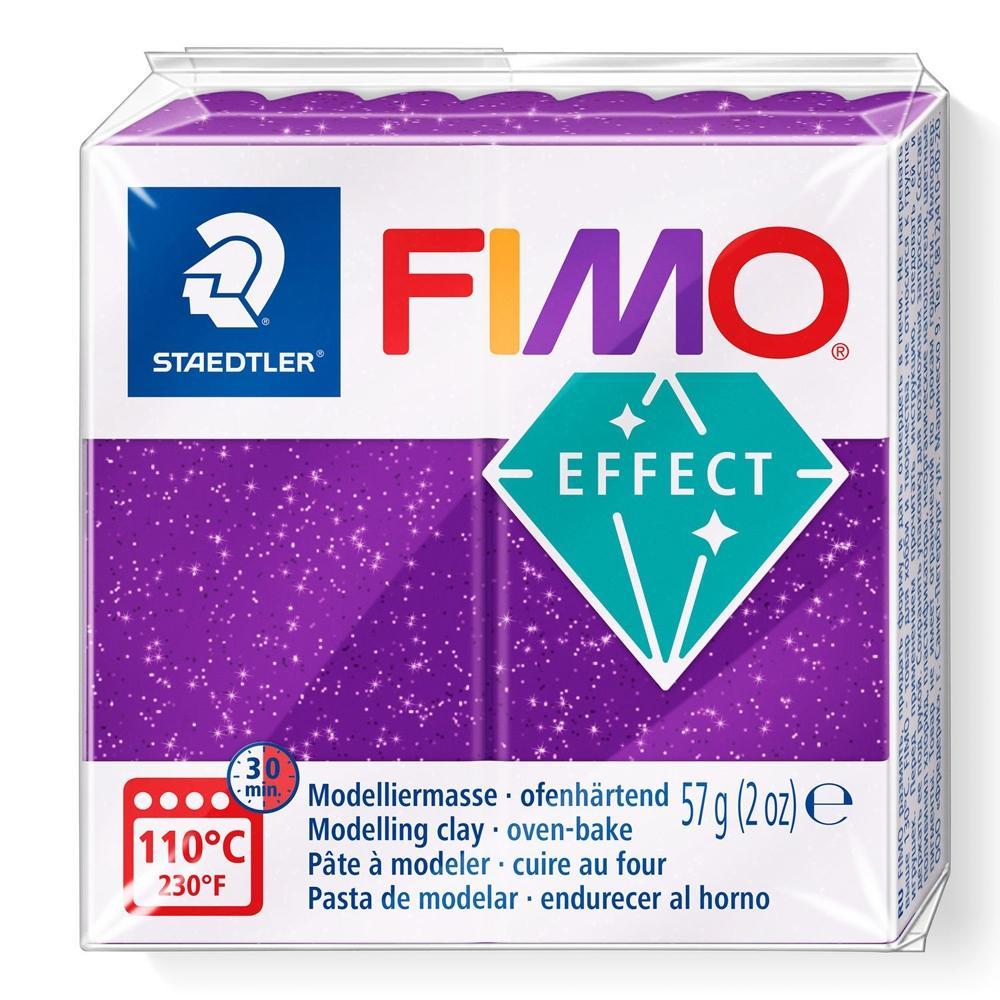 FIMO Полимерна Глина со ефект светкава виолетова