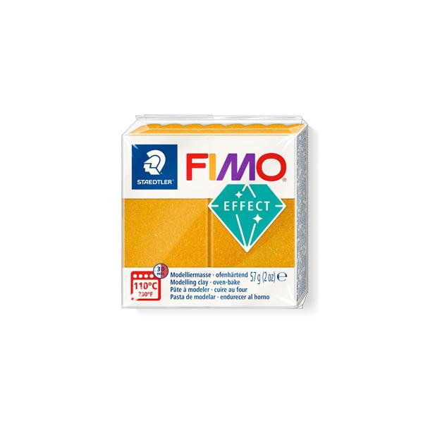 FIMO Полимерна Глина со ефект златна металик