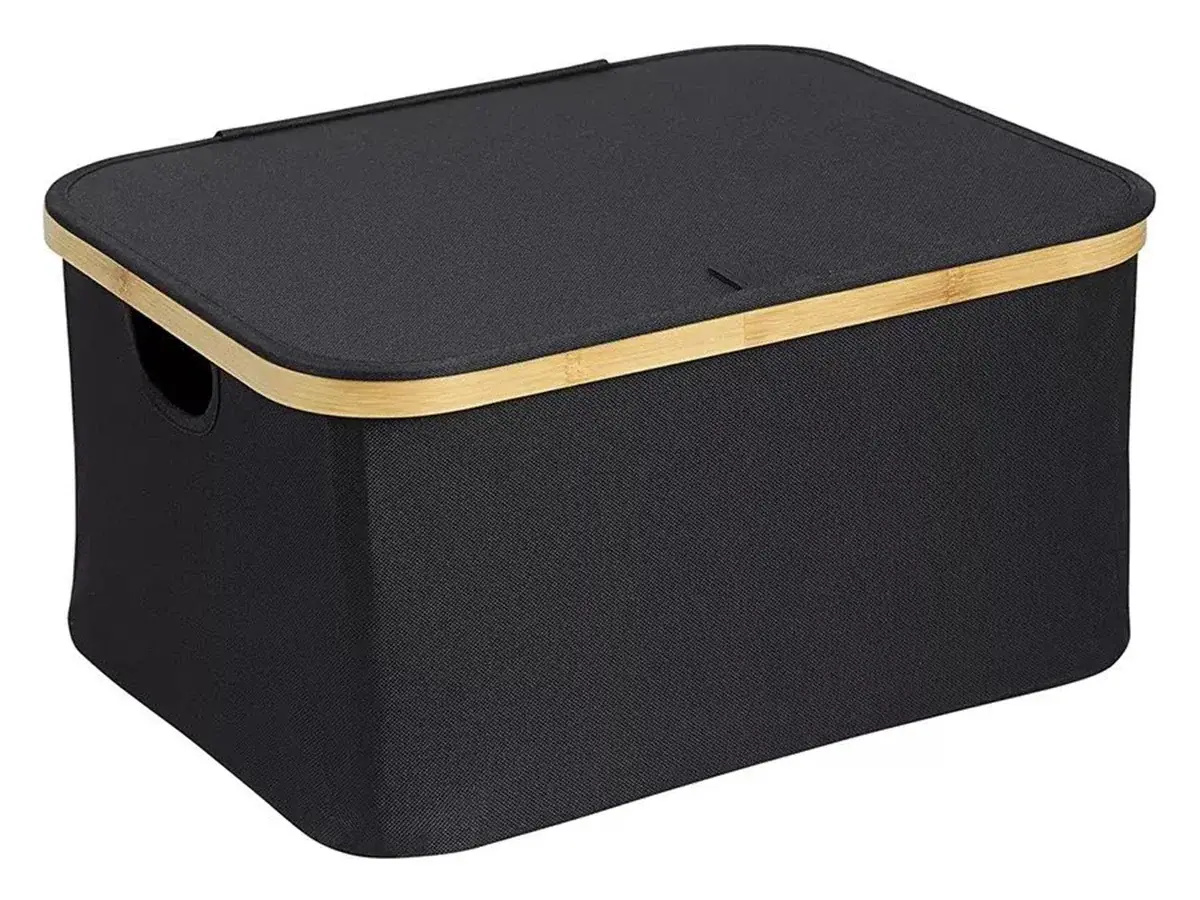 Корпа голема бамбус со капак MC10510