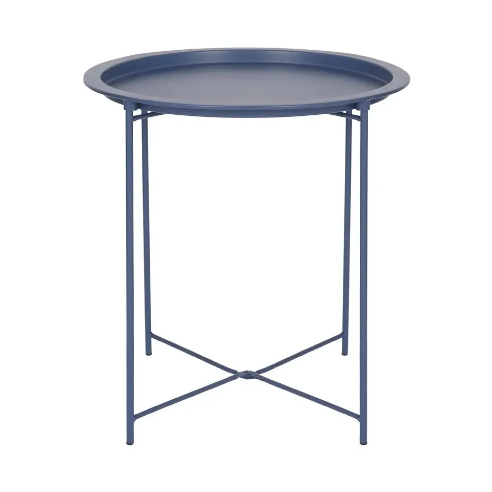 Маса компактна метална темно сина MC10523