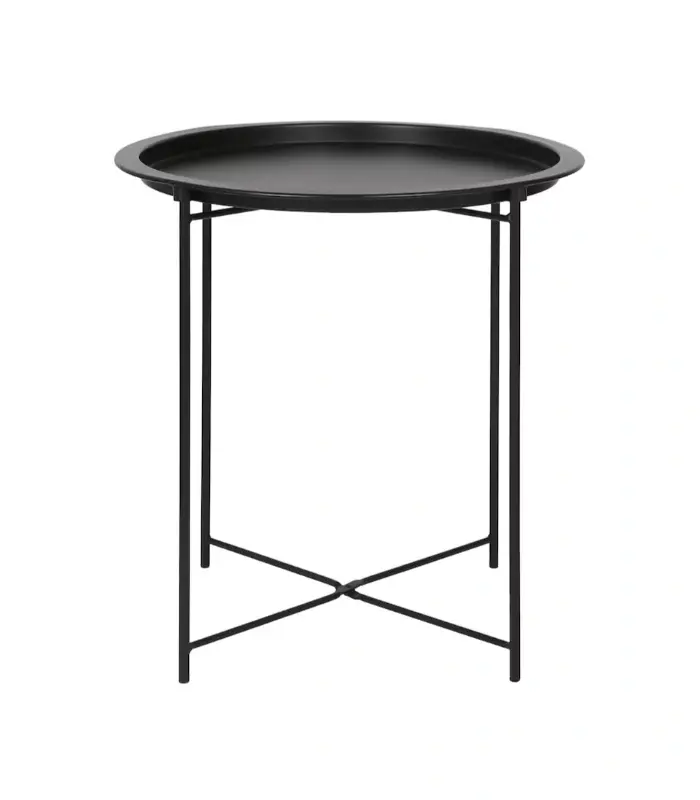 Маса компактна метална црна MC10524