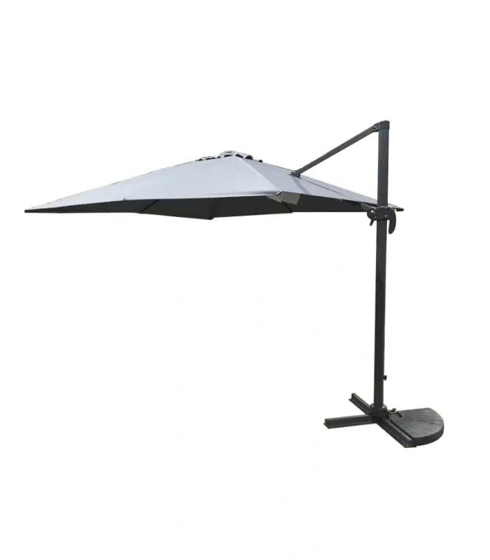 ERENZO Висечки чадор 3x3 m алуминиум 360° Zara